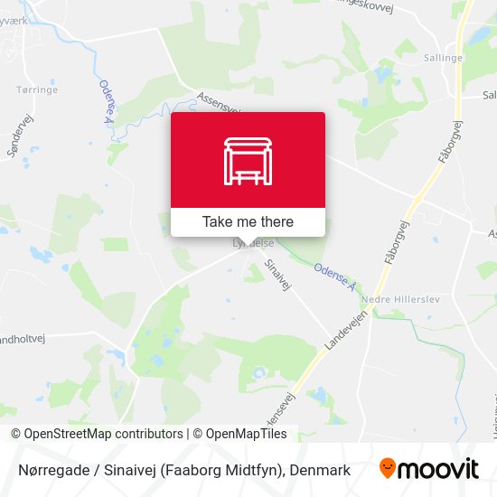 Nørregade / Sinaivej (Faaborg Midtfyn) map
