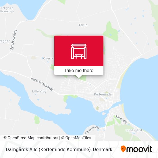 Damgårds Allé (Kerteminde Kommune) map
