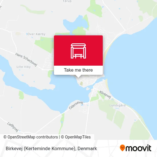 Birkevej (Kerteminde Kommune) map