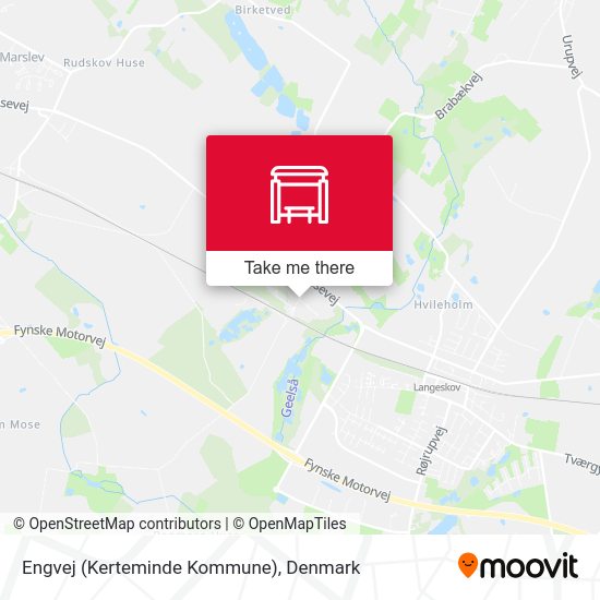 Engvej (Kerteminde Kommune) map
