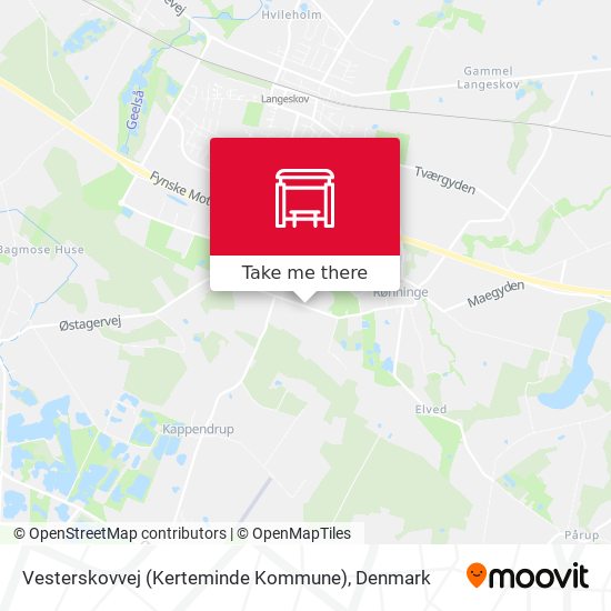 Vesterskovvej (Kerteminde Kommune) map