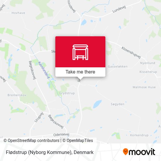 Flødstrup (Nyborg Kommune) map