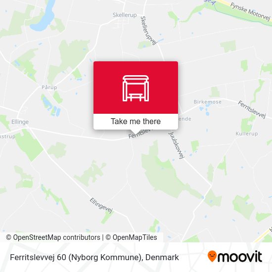 Ferritslevvej 60 (Nyborg Kommune) map