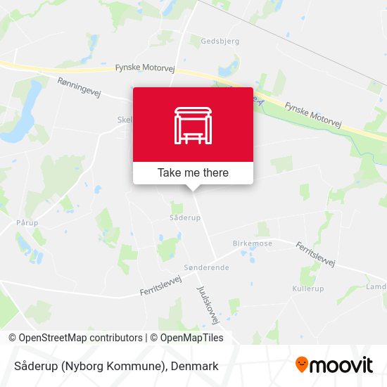 Såderup (Nyborg Kommune) map