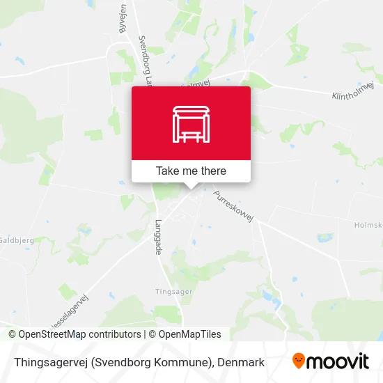 Thingsagervej (Svendborg Kommune) map