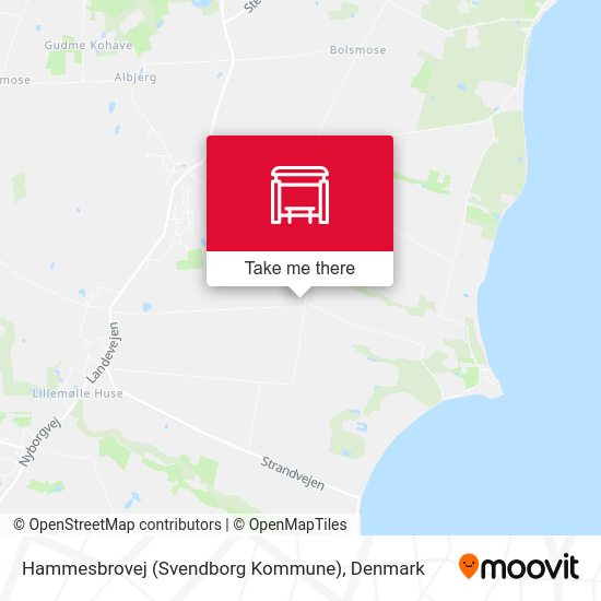 Hammesbrovej (Svendborg Kommune) map