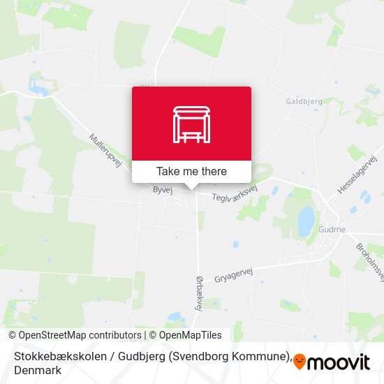 Stokkebækskolen / Gudbjerg (Svendborg Kommune) map