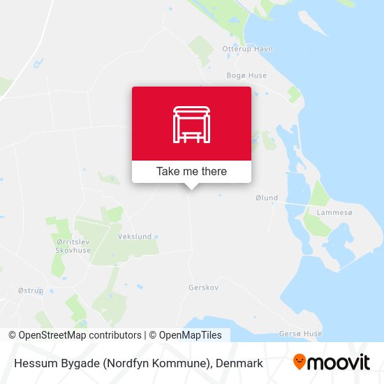 Hessum  Bygade (Nordfyn Kommune) map