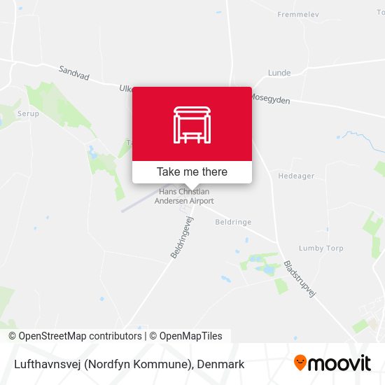 Lufthavnsvej (Nordfyn Kommune) map