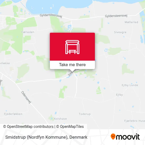 Smidstrup (Nordfyn Kommune) map