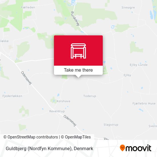 Guldbjerg (Nordfyn Kommune) map