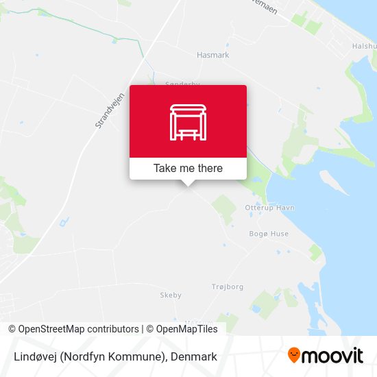 Lindøvej (Nordfyn Kommune) map