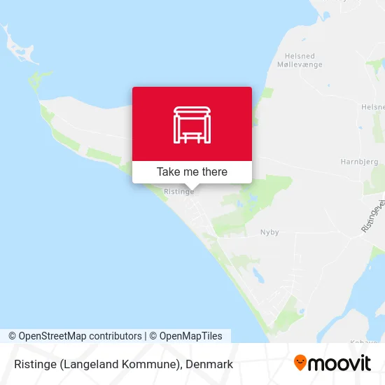 Ristinge (Langeland Kommune) map