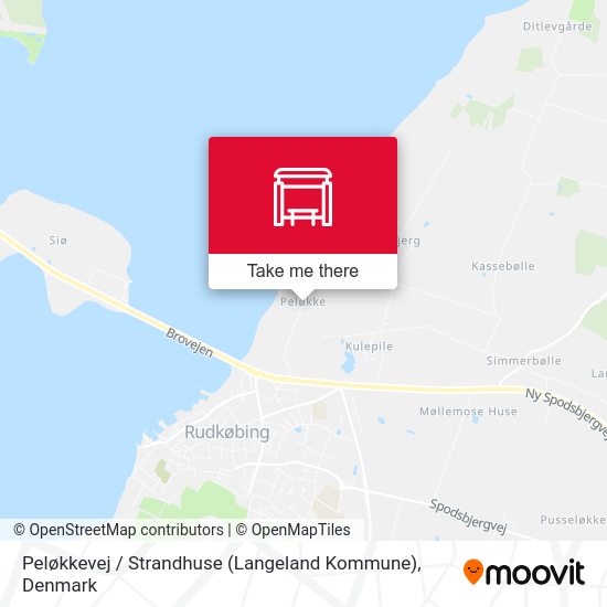 Peløkkevej / Strandhuse (Langeland Kommune) map