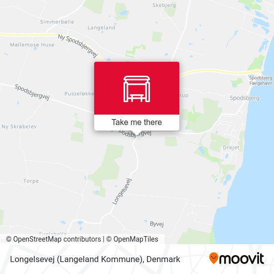 Longelsevej (Langeland Kommune) map