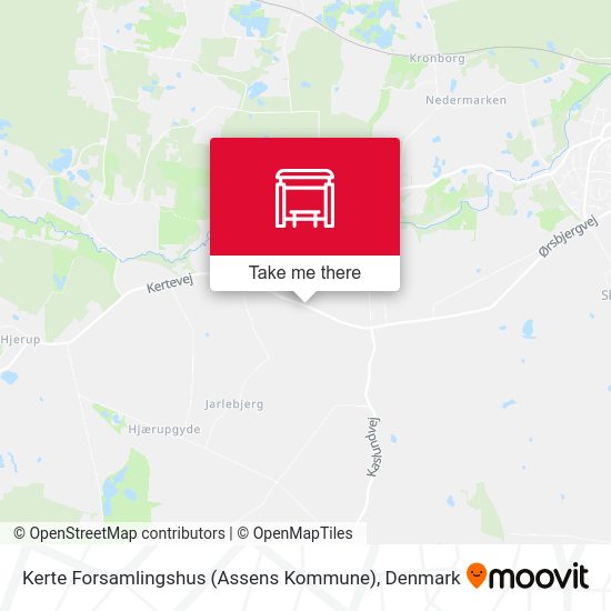 Kerte Forsamlingshus (Assens Kommune) map