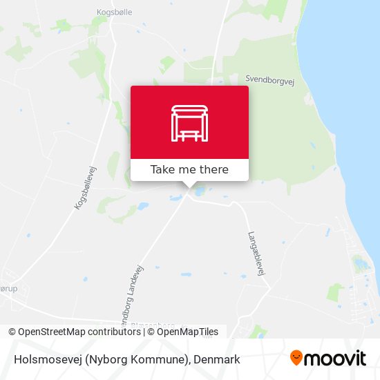 Holsmosevej (Nyborg Kommune) map