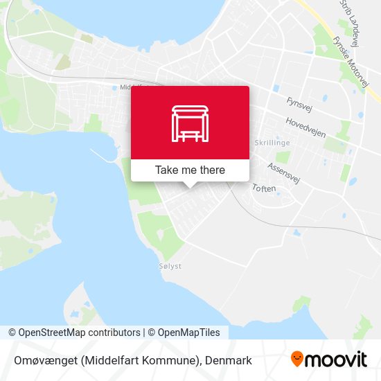 Omøvænget (Middelfart Kommune) map