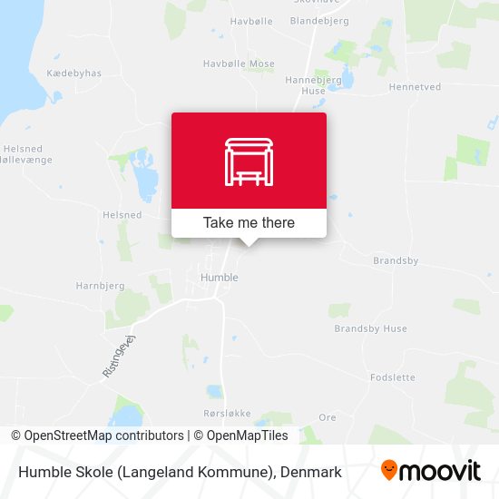 Humble Skole (Langeland Kommune) map