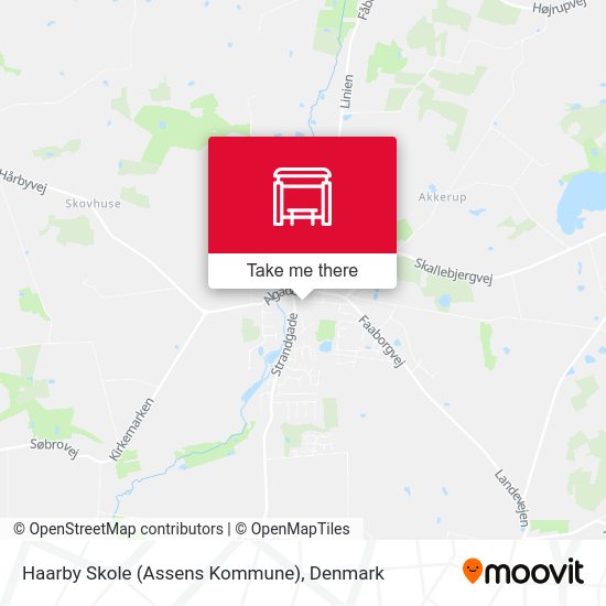 Haarby Skole (Assens Kommune) map