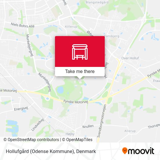 Hollufgård (Odense Kommune) map
