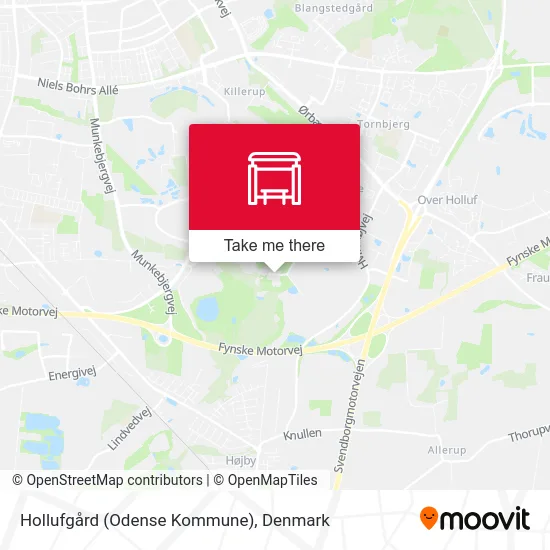 Hollufgård (Odense Kommune) map