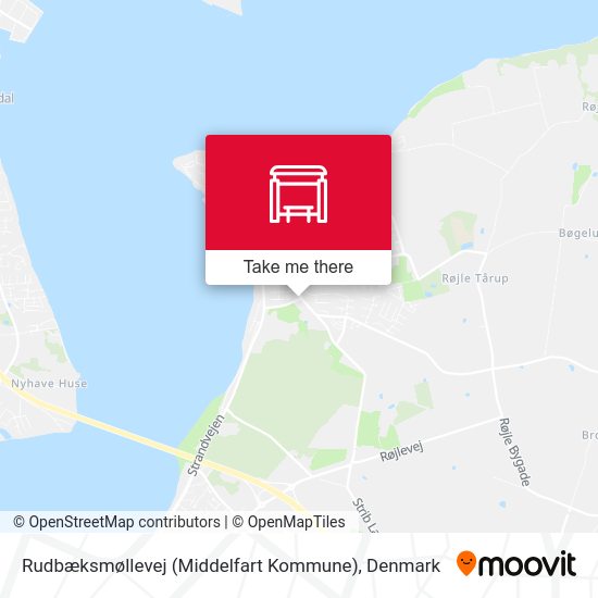 Rudbæksmøllevej (Middelfart Kommune) map