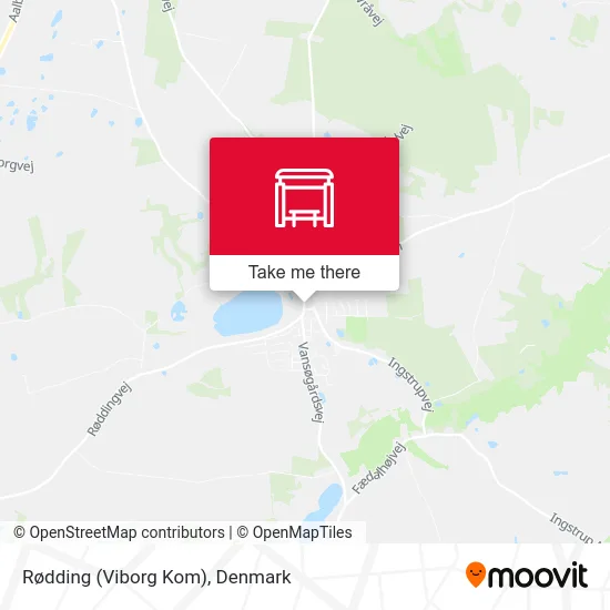Rødding (Viborg Kom) map