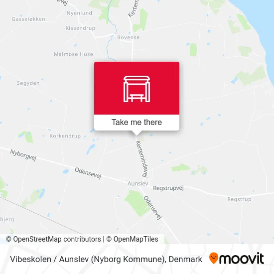 Vibeskolen / Aunslev (Nyborg Kommune) map