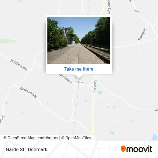 Gårde St. map