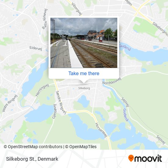 Silkeborg St. map