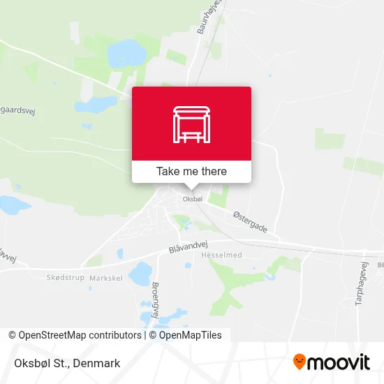 Oksbøl St. map