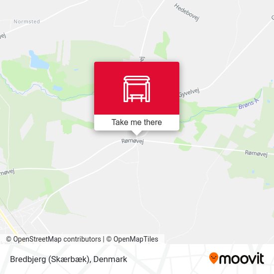 Bredbjerg (Skærbæk) map