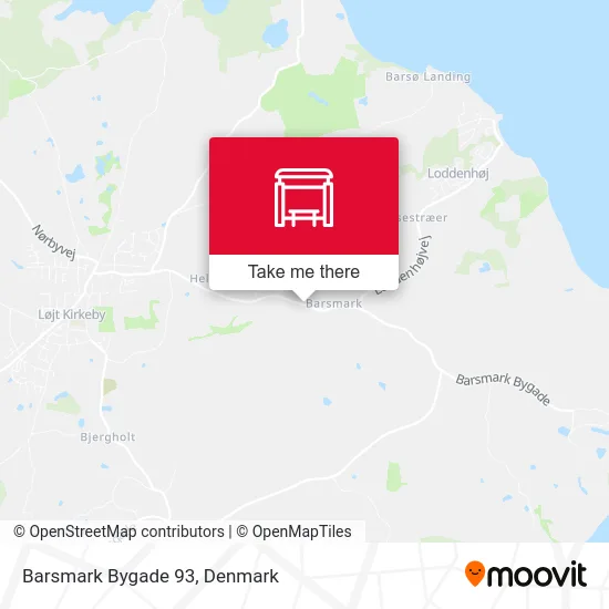 Barsmark Bygade 93 map