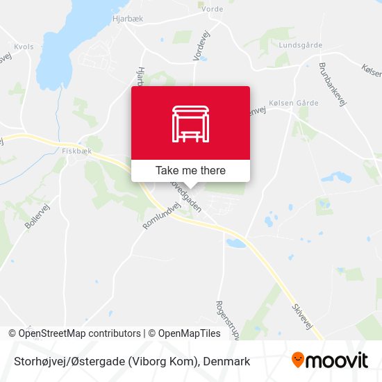 Storhøjvej / Østergade (Viborg Kom) map