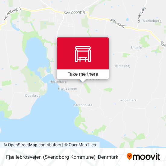 Fjællebrosvejen (Svendborg Kommune) map