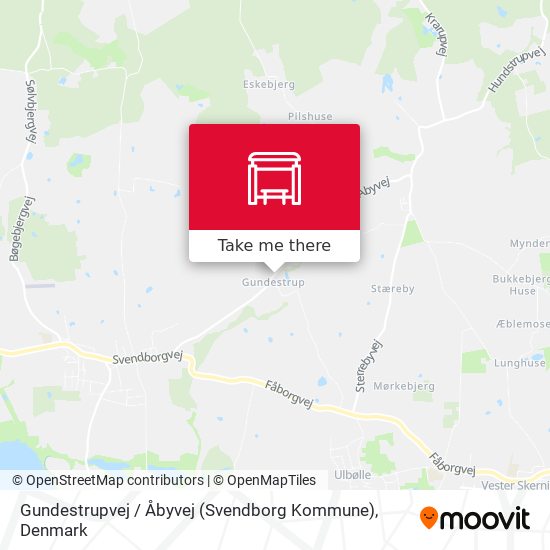 Gundestrupvej / Åbyvej (Svendborg Kommune) map