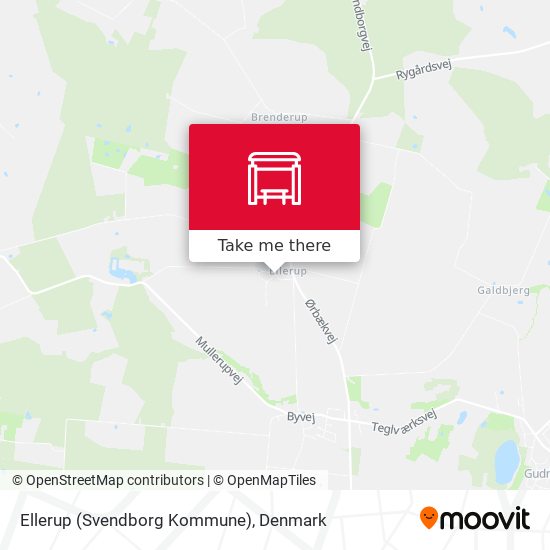 Ellerup (Svendborg Kommune) map