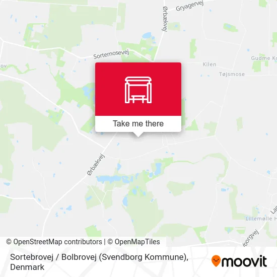 Sortebrovej / Bolbrovej (Svendborg Kommune) map