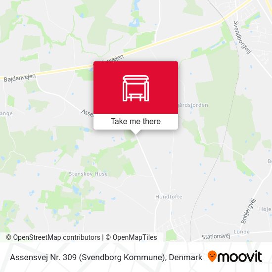 Assensvej Nr. 309 (Svendborg Kommune) map
