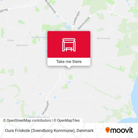 Oure Friskole (Svendborg Kommune) map
