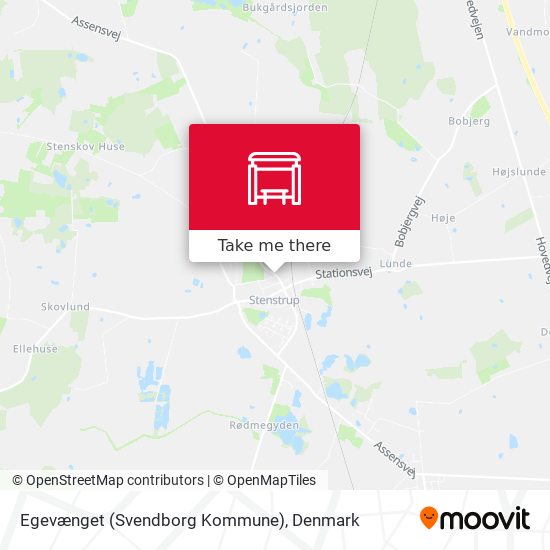 Egevænget (Svendborg Kommune) map