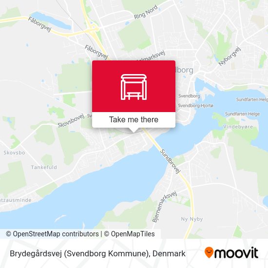 Brydegårdsvej (Svendborg Kommune) map