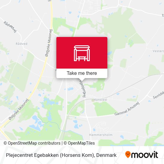 Plejecentret Egebakken (Horsens Kom) map