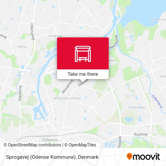 Sprogøvej (Odense Kommune) map