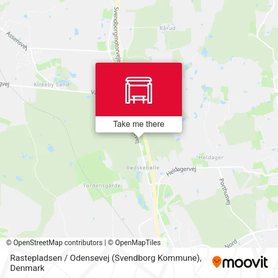 Rastepladsen / Odensevej (Svendborg Kommune) map