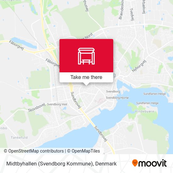 Midtbyhallen (Svendborg Kommune) map