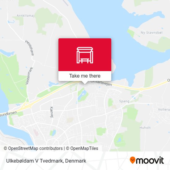 Ulkebøldam V Tvedmark map