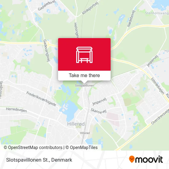 Slotspavillonen St. map