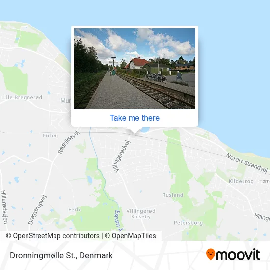 Dronningmølle St. map
